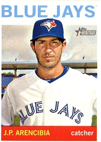 2013 Topps Heritage 222 J.P. Arencibia Blue Jays MLB כרטיס בייסבול NM-MT