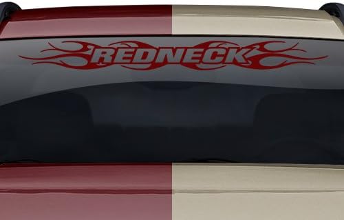 עיצוב יצירות דביקות 108 Redneck Redneck להבה שבטי מדבקה מדבקה מדבקה ויניל גרפי אחורי אחורי חלון באנר דלת מכונית מכונית רכב שטח רכב ואן