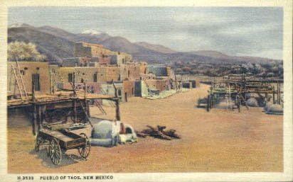 פואבלו של טאוס, גלויה של ניו מקסיקו