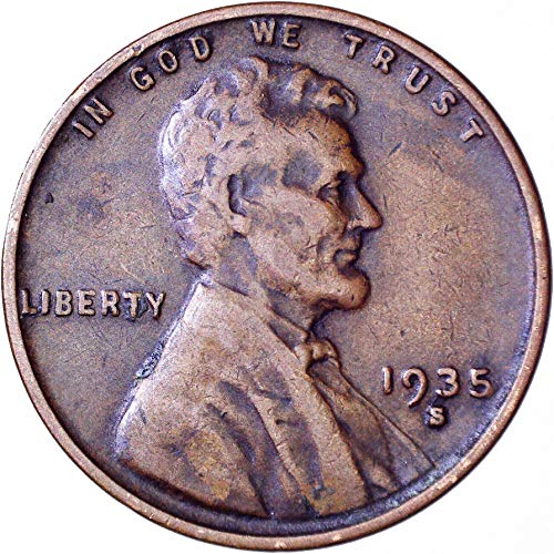 1935 S Lincoln Weat Cent 1C בסדר מאוד