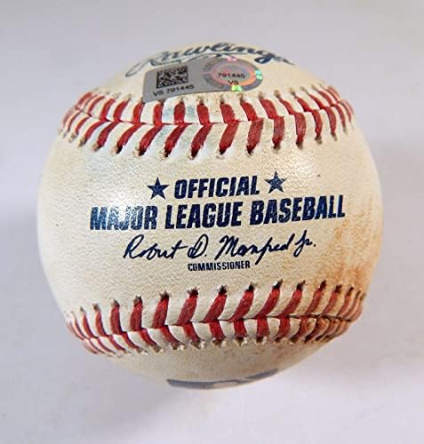 2021 משחק מרלינס פילדלפיה פיליס השתמש בייסבול דידי גרגוריוס יחיד - משחק משומש בייסבול