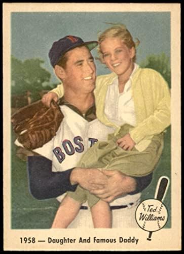 1959 Fleer 64 בת ואבא מפורסם ג'ויס וויליאמס בוסטון רד סוקס NM/MT Red Sox