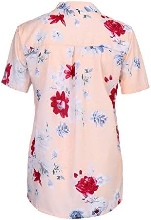 צמרות קיץ לנשים 2023 חוף טרנדי חולצות שרוול ארוכות חולצות הדפס גרפי נופש חופשת חולצת הנלי למטה חולצה למטה