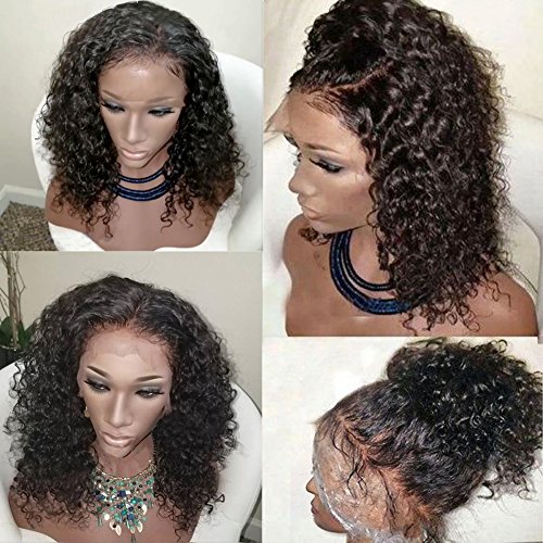 זיקריה 13 על 4 תחרה מול פאות שיער טבעי מתולתל שיער טבעי תחרה מול פאות לנשים שחורות 150 אחוז צפיפות שיער ברזילאי לא מעובד שיער מראש קטף