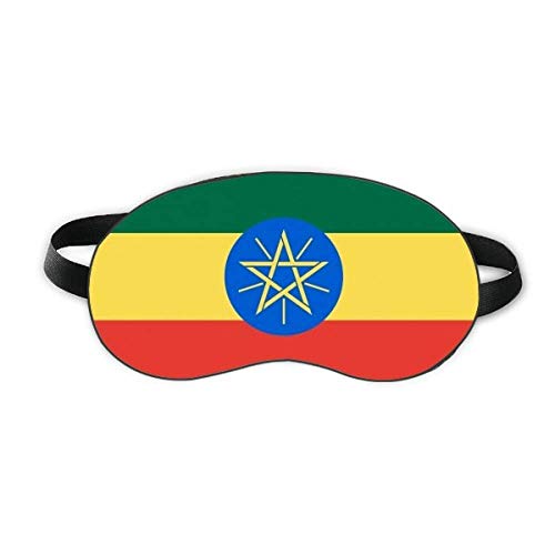 דגל לאומי אתיופיה אפריקה אפריקה מדינה מגן עיניים שינה רך לילה כיסוי גוון כיסוי עיניים