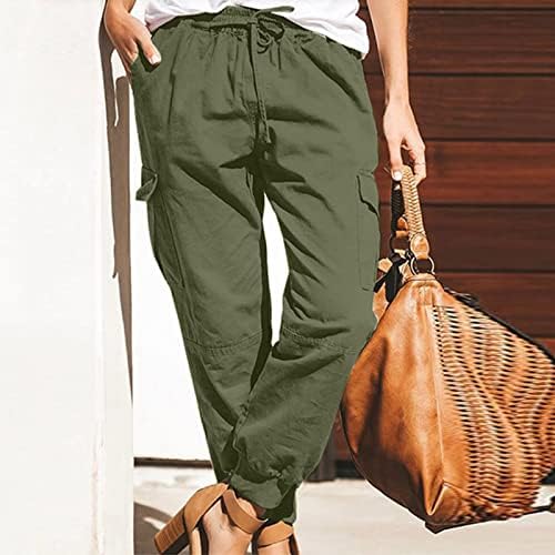 מכנסי מטען של SGIKJIA נשים נושאות מזדמנים המותניים ריצה מכנסי טרנינג חיצוני קמפינג מכנסי טיול עם רב כיס