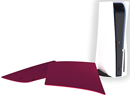 קוסמי אדום פלייסטיישן 5 לוחית דיסק מהדורה - איכות החלפת קוסמי אדום מעטפת - פרימיום פס5 אביזרי צד פנל קוסמי אדום כיסוי צלחת