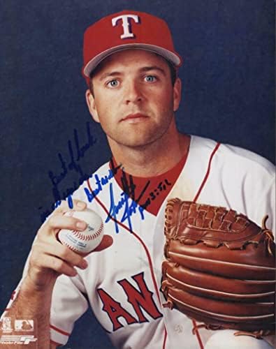 ג'ונתן ג'ונסון טקסס ריינג'רס חתום על חתימה 8x10 צילום w/coa - תמונות MLB עם חתימה