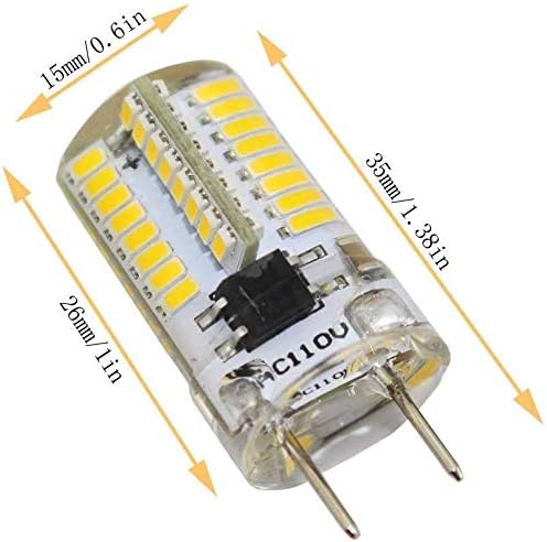 רילקו 6 מארז קצר יותר 1.37 אינץ ' 8 נורת לד 3 ואט ניתן לעמעום לבן טבעי 4000 קראט 120 וולט אורות מתחת לדלפק אור מטבח תנורי מיקרוגל אורות