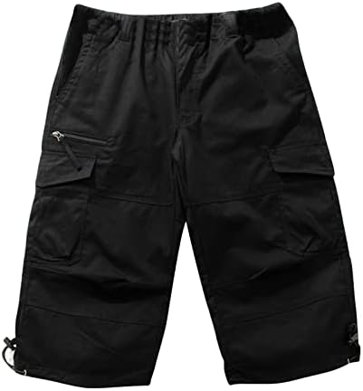 מכנסי מטען חיצוניים של IEPOFG מכנסיים קצרים מטענים חיצוניים של חצי מכנסיים קצרים טקטיים עם מכנסי כושר אימון יבש מהיר של אימון יבש מהיר