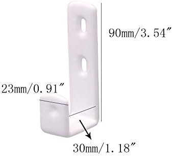 Rforply 7-בצורת לבנה לבנה PVC מצופה מיטות קומתיים חפיסה של 4 חפיסה של 4