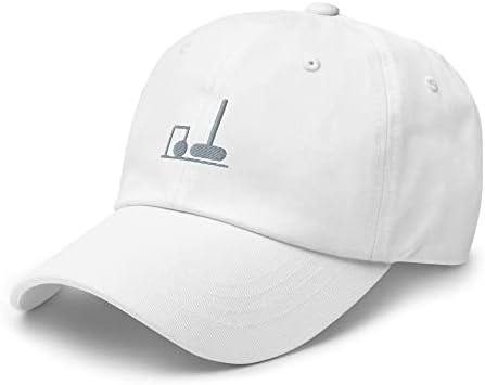 כובע קרוקט, כובע בייסבול יוניסקס רקום, מתנות קרוקט, כובע קרוקט, עיצוב 2.