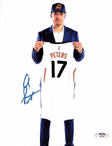 אלק פיטרס חתם על 8x10 Photo PSA/DNA Phoenix Suns חתימה - תמונות NBA עם חתימה