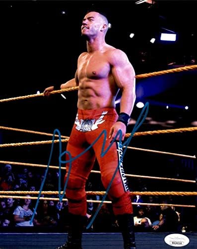 תיאוריית אוסטין חתמה על כניסה WWE NXT 8x10 צילום 1 JSA COA RAW - תמונות היאבקות חתימה
