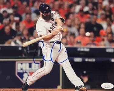 אוואן גאטיס חתם על יוסטון אסטרוס 8x10 צילום- JSA - תמונות MLB עם חתימה