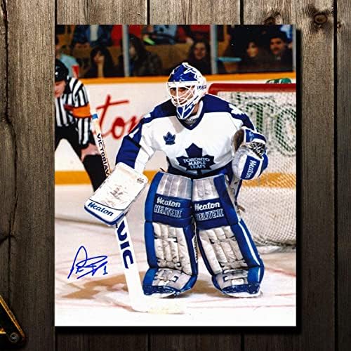 Peter ing Toronto Aple Leafs Action Aptoggleded 8x10 - תמונות NHL עם חתימה