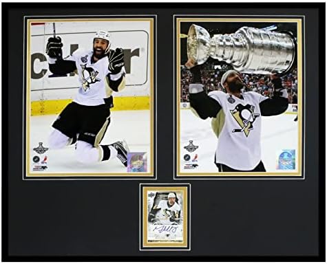 מקס טלבוט חתום מסגר 16x20 סט תמונות אודא פינגווינים גביע סטנלי - תמונות NHL עם חתימה