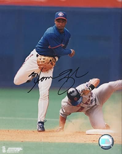 הומרוס בוש טורונטו בלו ג'ייס חתום חתימה 8x10 צילום w/COA - תמונות MLB עם חתימה