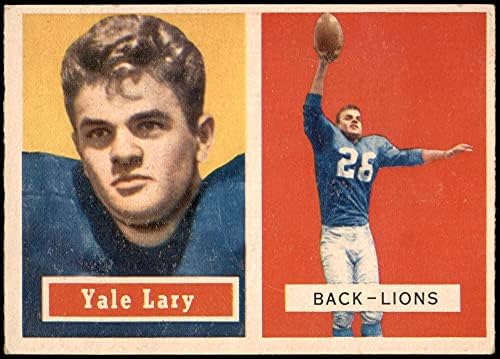 1957 Topps 68 Yale Lary Detroit Lions Ex Lions Texas A & M