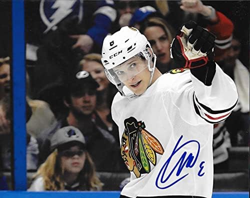 דומיניק קובאליק חתום על שיקגו בלקוהוקס 8x10 נצים עם חתימות 13 - תמונות NHL עם חתימה