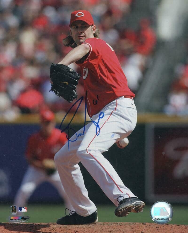 ברונסון ארויו סינסינטי אדומים חתומים על חתימה 8x10 צילום w/coa - תמונות MLB עם חתימה