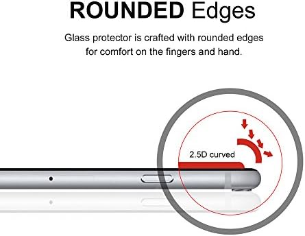 סופרשילדז מיועד לאייפון 8 פלוס ואייפון 7 פלוס מגן מסך זכוכית מחוסמת, נגד שריטות, ללא בועות