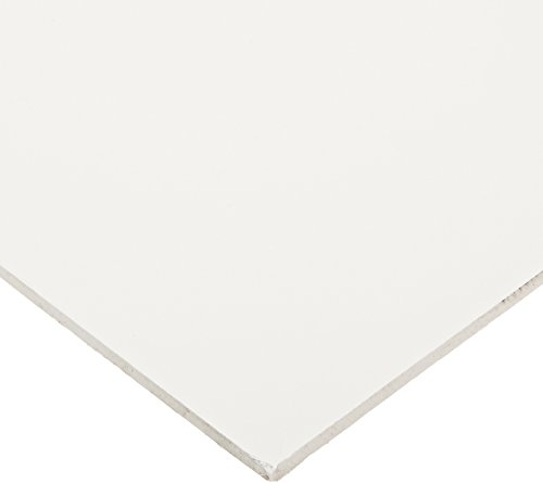 סדין לבן במיוחד של סלטק, גימור מבריק חלק, עובי 3 מ מ, אורך 48 אינץ 'על רוחב 48 אינץ', לבן