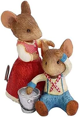 זנבות Enesco עם עכברים של ג'ק ג'ק וג'יל עכבר צלמית 6005746 חדש