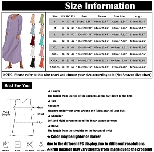 שמלות סתיו של נוקמופו לנשים אופנת נשים מזדמן בצבע אחיד שמלת כיס כותנה ללא שרוולים