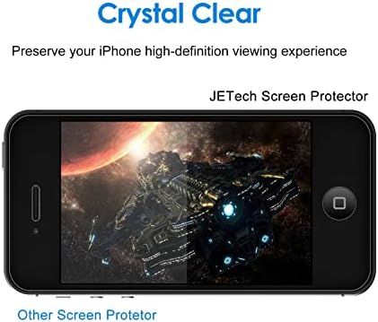 ג ' טק מגן מסך 2 חבילות לאייפון 4 ואייפון 4, סרט זכוכית מחוסמת