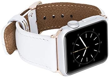 רצועות עור של טוסקנה תואמות את Apple Watch 38 ממ 40 ממ 41 ממ רצועה, רצועת החלפה IWatch לסדרה 1, 2, 3, 4, 5, 6, 7, SE, 8, Ultra, Sport