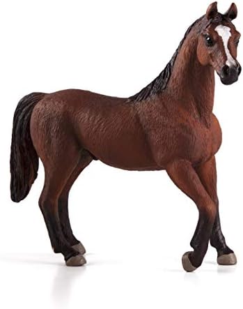 סוס ערבי של Mojo, ערמונים ריאליסטי צעצוע סוסים העתק ביד צבוע