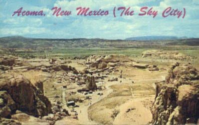 אקומה, גלויה של ניו מקסיקו