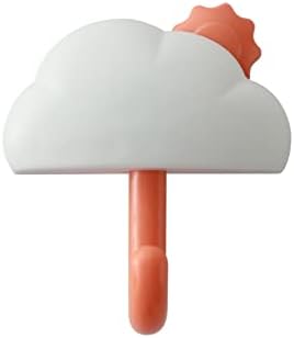 BSXGSE יצירתי קיר ענן וו קיר מחזיק מפתח לילדים מעיל חמוד קיר וו קיר תלויה מגבת אמבטיה וו קיר קיר תליה כובע מפתח וו דקורטיבי קיר מפתח קטן