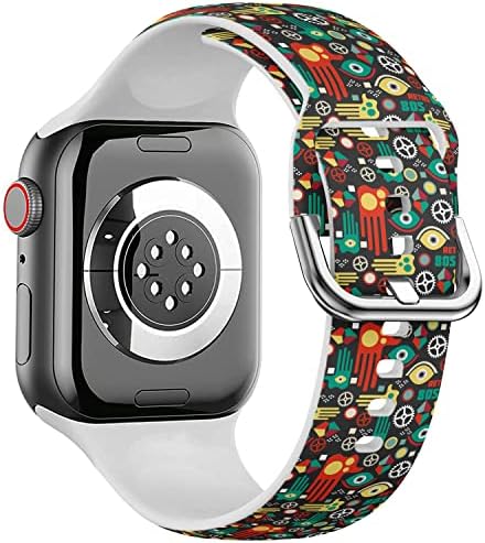 איקיקי-טק תואם לפס Apple Watch 38 ממ 40 ממ 41 ממ צמיד סיליקון רך סיליקון לסדרה IWatch 8 7 6 5 4 3 2 1 Ultra se