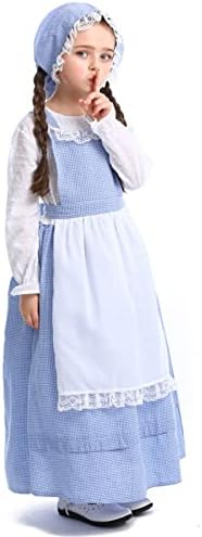 בגדי הילדה מגדירים תלבושות טלאים עם סרט ראש שרוול ארוך שמלות תחרה משובצות שמלות בגדים קז'ואלים חמודים סט כחול