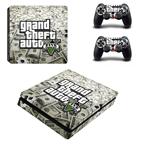 עבור PS5 Digital - Game Grand Gta Theft ו- Auto PS4 או PS5 מדבקת עור עבור פלייסטיישן 4 או 5 קונסולה ובקרים מדבקות ויניל DUC -5811